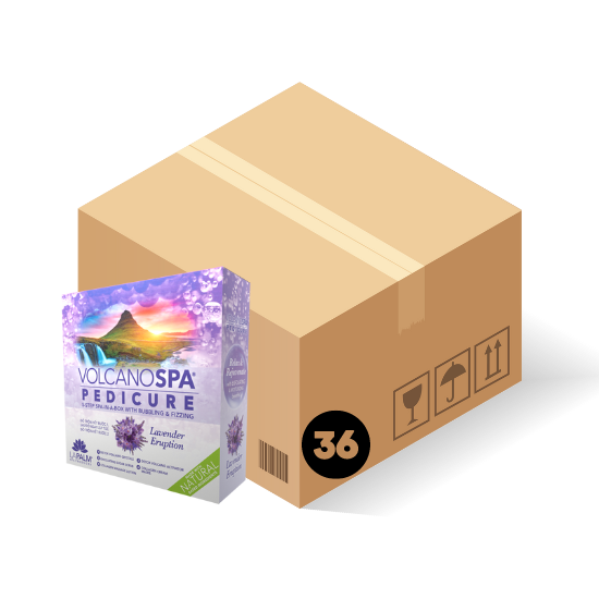 La Palm Spa 5 Step Volcano Lavender, 36pc Bundle