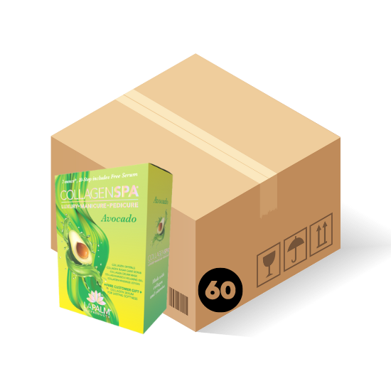 La Palm Spa Collagen 10 Step Avocado, 60pc Bundle
