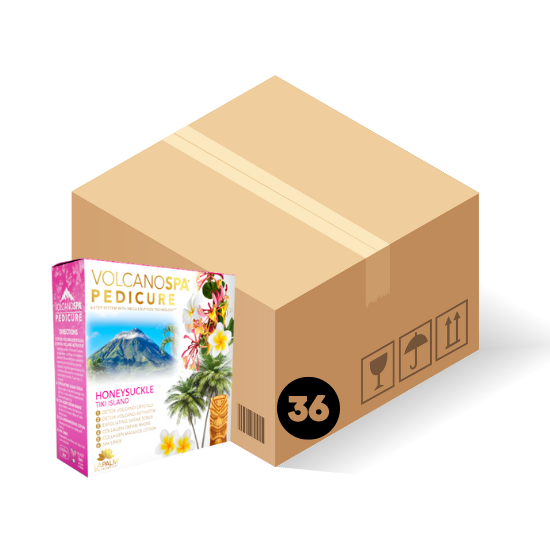 La Palm Spa 5 Step Volcano Tiki Island, 36pc Bundle