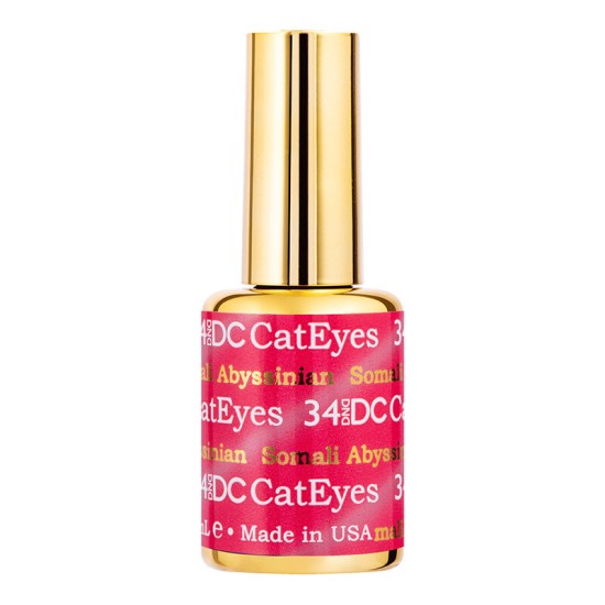 DND Gel Cat Eye Somali Abyssin #34, 0.5 fl oz
