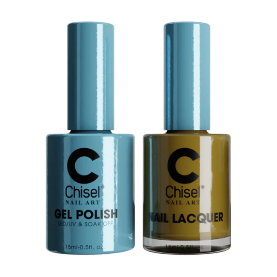 Chisel Gel and Polish Duo Solid #100, 0.5 fl oz