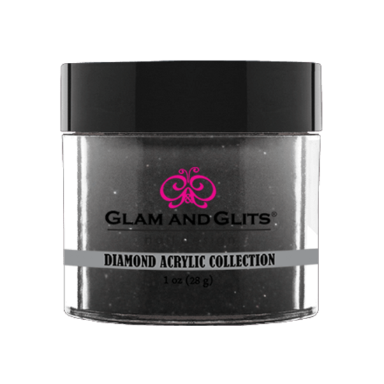 Glam and Glits Black Lace 1oz Acrylic Powder