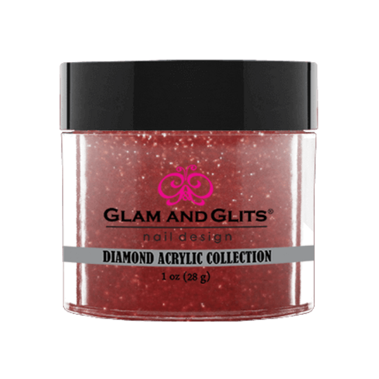 Glam and Glits Ruby Red 1oz Acrylic Powder