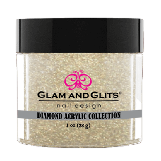 Glam and Glits White Glaze 1oz Acrylic Powder