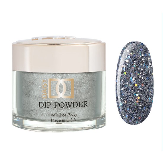 DND Dip Powder #407 Black Diamond Star, 2oz Dap+Dip