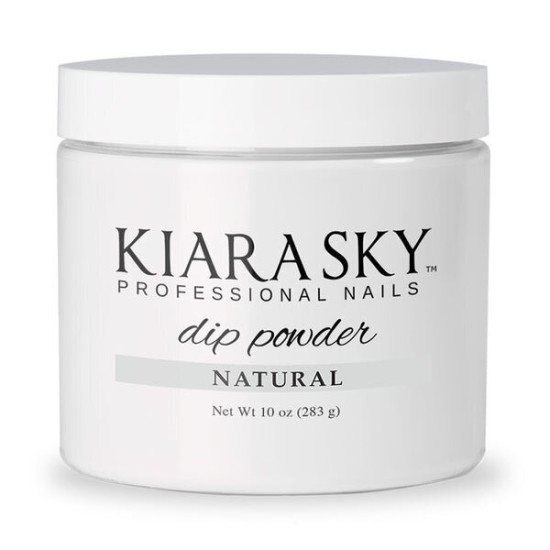 KiaraSky Dip Powder Natural, 10oz Value Size