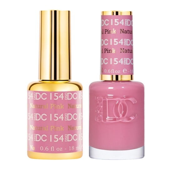 DND DC Pure Gel Polish Set #154 Natural Pink, 0.5 fl oz 