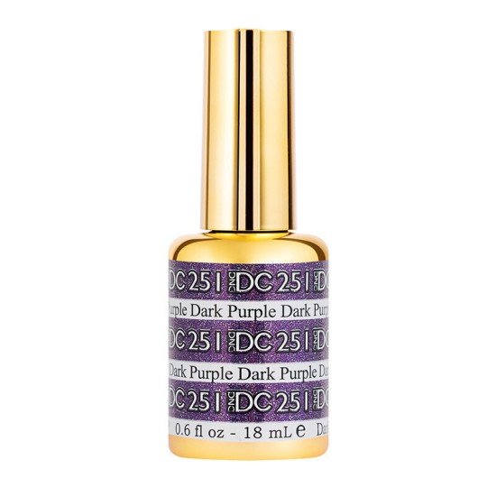 DND DC Gel #251 Dark Purple Mermaid, 0.5 fl oz