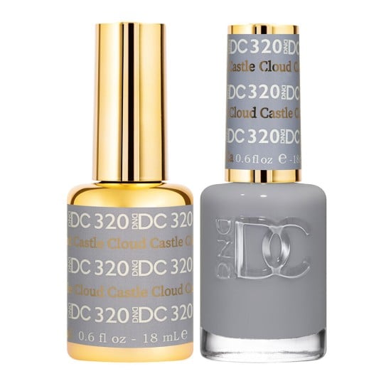 DND DC Pure Gel Polish Set #320 Cloud Castle, 0.5 fl oz 