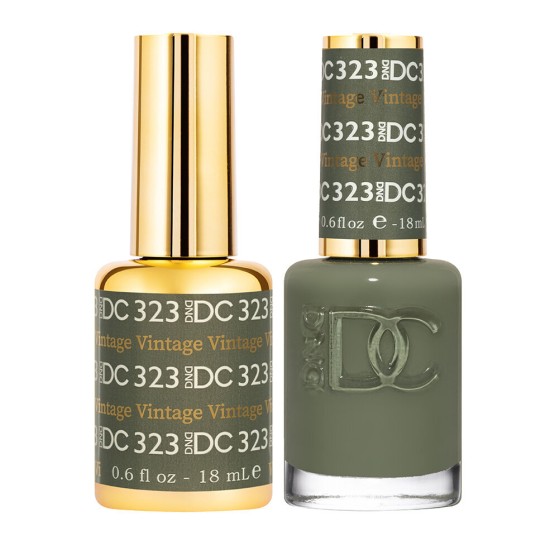 DND DC Pure Gel Polish Set #323 Vintage, 0.5 fl oz 