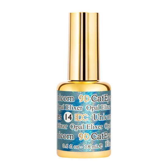 DC 9D Cat Eye Unicorn #14 Opal Elixir, 0.5 fl oz