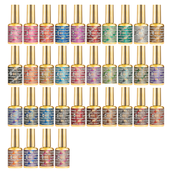 DC 9D Cat Eye Gel Set, 36pc Bundle