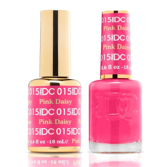 DND DC Pure Gel Polish Set #15 Pink Daisy, 0.5 fl oz 
