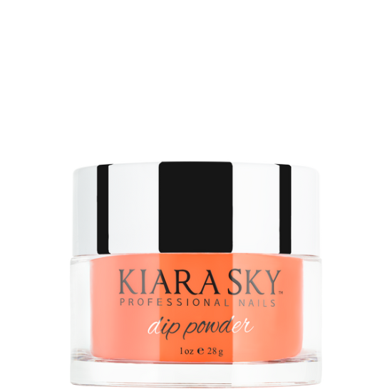 KiaraSky Glow In The Dark Dip Powder #104 Peach Cobbler, 1oz