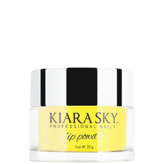 KiaraSky Glow In The Dark Dip Powder #110 Beaming Sun, 1oz