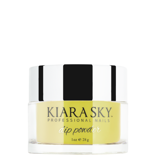 KiaraSky Glow In The Dark Dip Powder #111 Marigold, 1oz