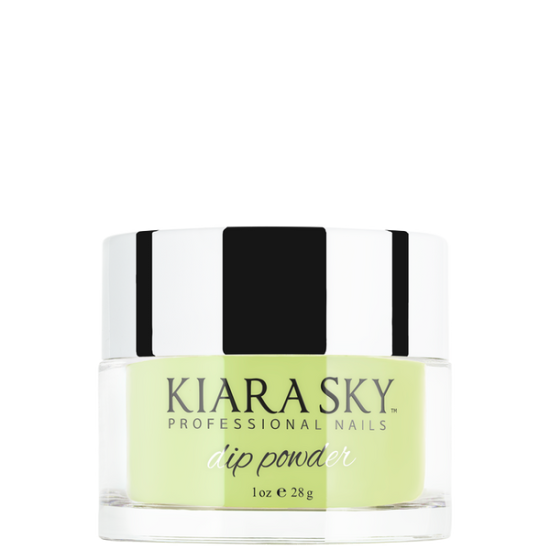 KiaraSky Glow In The Dark Dip Powder #113 Cute-Cumber, 1oz