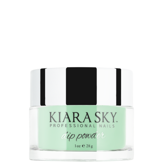 KiaraSky Glow In The Dark Dip Powder #116 Hint Of Mint, 1oz