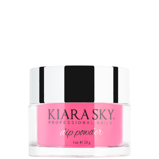 KiaraSky Glow In The Dark Dip Powder #128 Flamin-Glo, 1oz