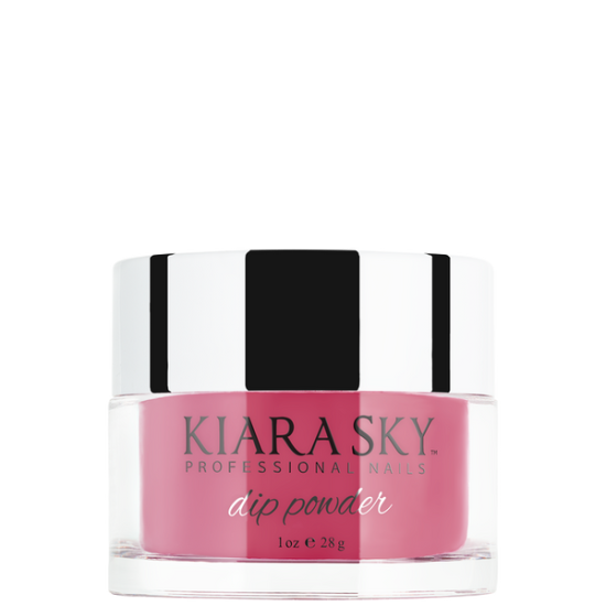 KiaraSky Glow In The Dark Dip Powder #131 Bright Fushsia, 1oz