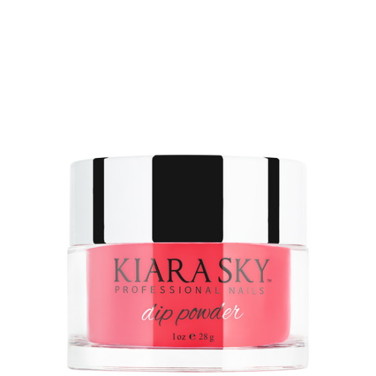 KiaraSky Glow In The Dark Dip Powder #132 Sinful Pink, 1oz