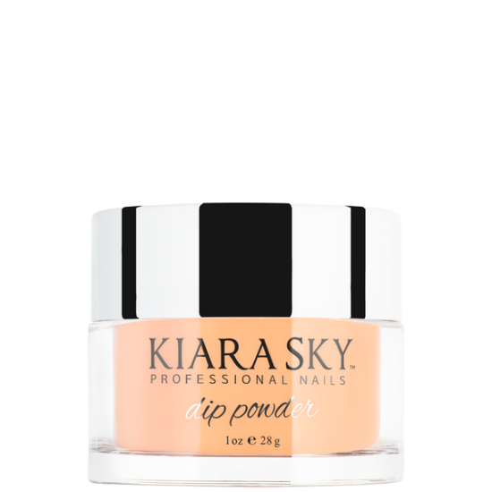 KiaraSky Glow In The Dark Dip Powder #138 Peach Please, 1oz