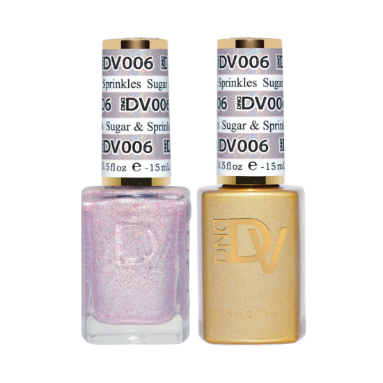 DIVA Gel Polish Set #006 Sugar & Sparkles, 0.5 fl oz