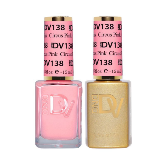 DIVA Gel Polish Set #138 Citrus Pink, 0.5 fl oz