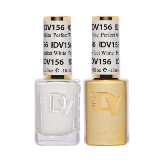 DIVA Gel Polish Set #156 Perfect White, 0.5 fl oz