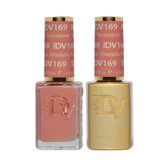 DIVA Gel Polish Set #169 Dramatic Persimmon, 0.5 fl oz