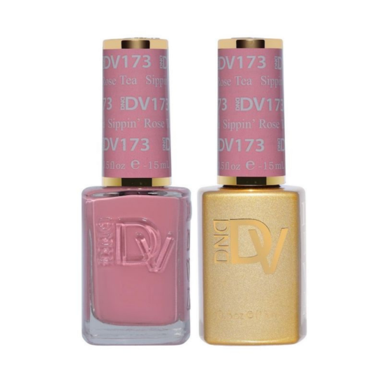 DIVA Gel Polish Set #173 Sippin' Rose Tea, 0.5 fl oz