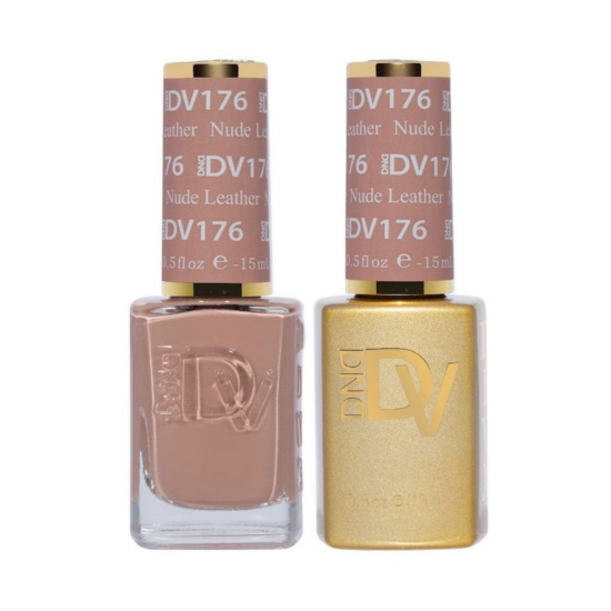 DIVA Gel Polish Set #176 Nude Leather, 0.5 fl oz