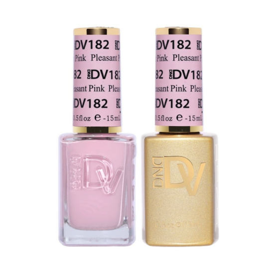 DIVA Gel Polish Set #182 Pleasant Pink, 0.5 fl oz