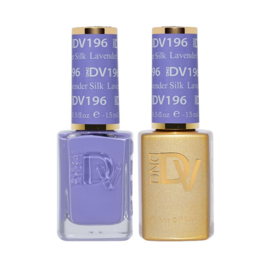 DIVA Gel Polish Set #196 Lavender Silk, 0.5 fl oz