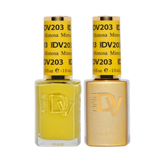 DIVA Gel Polish Set #203 Mimosa, 0.5 fl oz