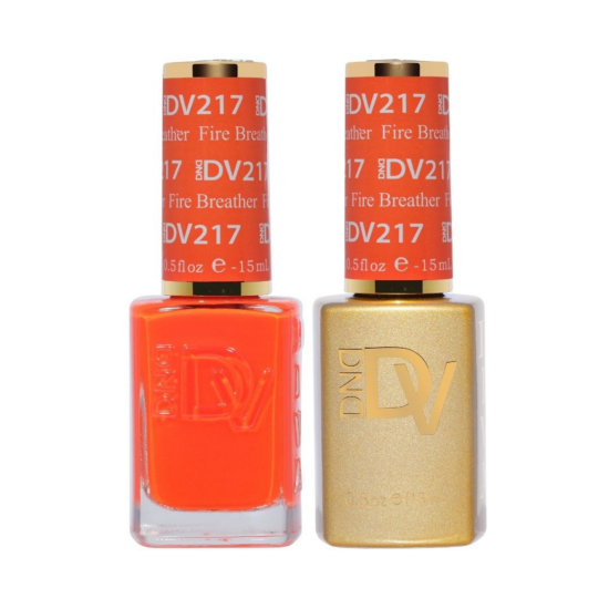 DIVA Gel Polish Set #217 Fire Breather, 0.5 fl oz