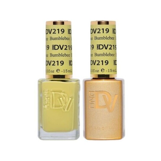 DIVA Gel Polish Set #219 Bumblebee, 0.5 fl oz