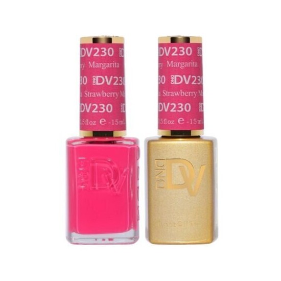 DIVA Gel Polish Set #230 Strawberry Margarita, 0.5 fl oz