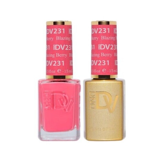 DIVA Gel Polish Set #231 Blazing Berry, 0.5 fl oz