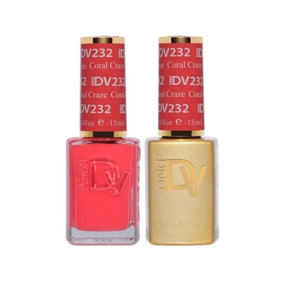 DIVA Gel Polish Set #232 Coral Craze, 0.5 fl oz