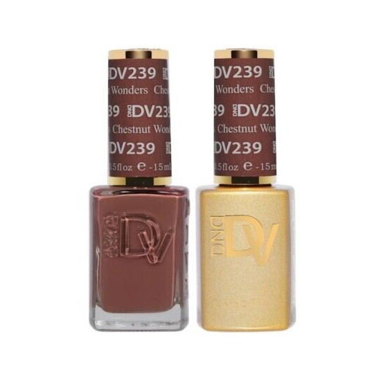 DIVA Gel Polish Set #239 Chestnut Wonders, 0.5 fl oz