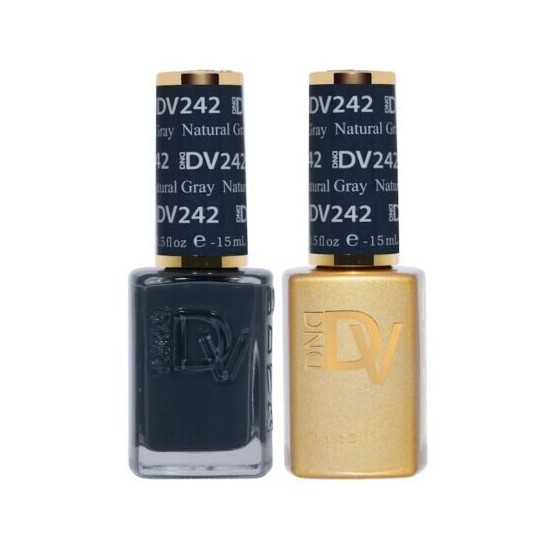 DIVA Gel Polish Set #242 Nautical Gray, 0.5 fl oz