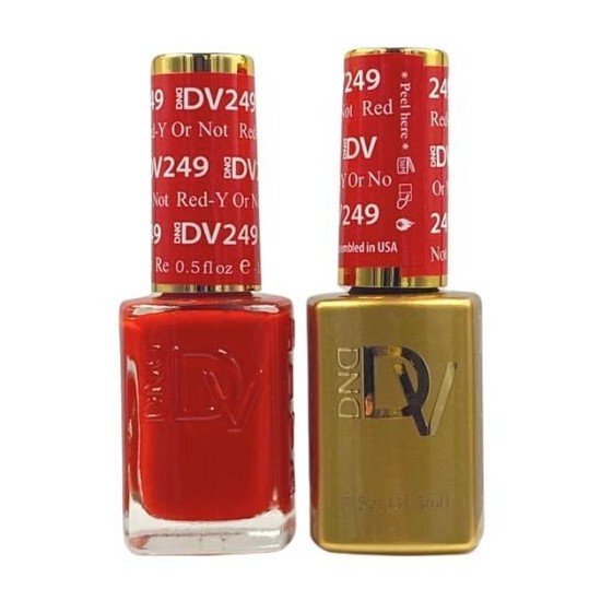 DIVA Gel Polish Set #249 Red-Y Or Not, 0.5 fl oz