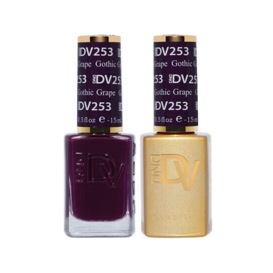 DIVA Gel Polish Set #253 Gothic Grape, 0.5 fl oz