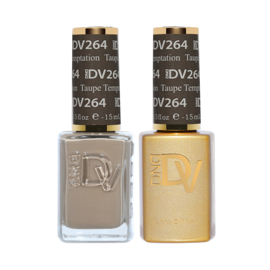 DIVA Gel Polish Set #264 Taupe Temptation, 0.5 fl oz
