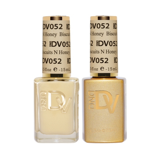 DIVA Gel Polish Set #052 Biscuits Honey, 0.5 fl oz
