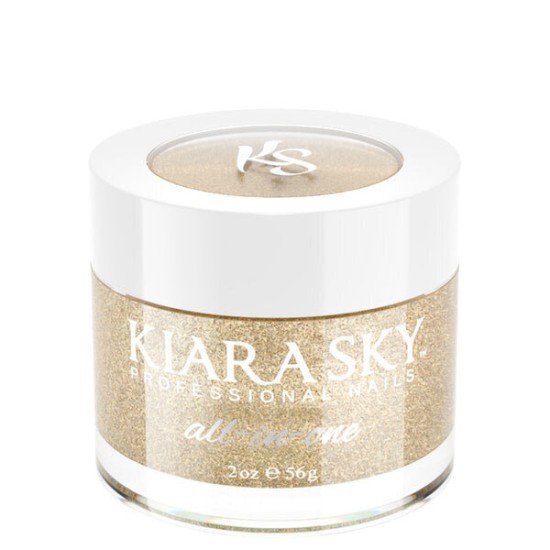 KiaraSky Dip Powder All In One #5017 Dripping In Gold, 2oz