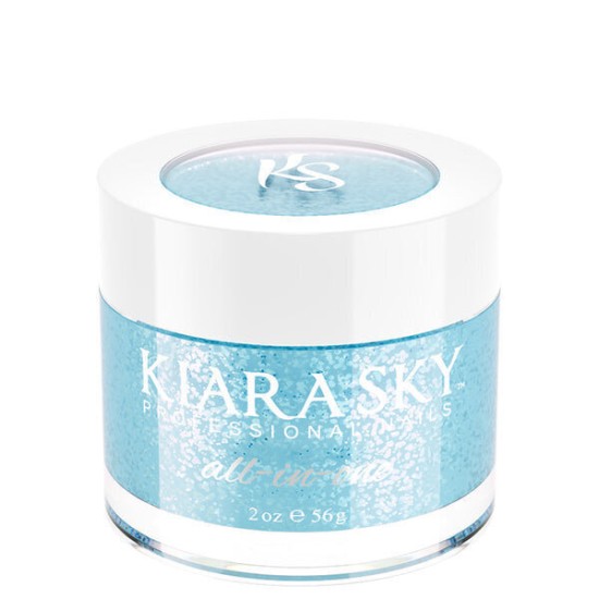 KiaraSky Dip Powder All In One #5071 Blue Lights, 2oz