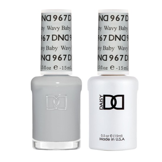 DND Gel Polish Set #967 Wavy Baby, 0.5 fl oz, Peace