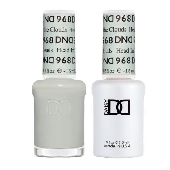 DND Gel Polish Set #968 Head In The Clouds, 0.5 fl oz, Peace